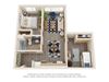 Open 2 Bedroom